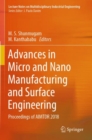 Image for Advances in Micro and Nano Manufacturing and Surface Engineering