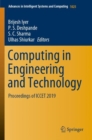 Image for Computing in Engineering and Technology : Proceedings of ICCET 2019