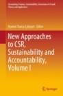 Image for New Approaches to CSR, Sustainability and Accountability, Volume I