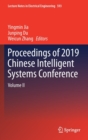 Image for Proceedings of 2019 Chinese Intelligent Systems Conference
