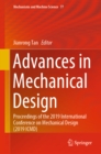 Image for Advances in mechanical design: proceedings of the 2019 International Conference on Mechanical Design (2019 ICMD)