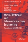Image for Micro-electronics and telecommunication engineering  : proceedings of 4th ICMETE 2020