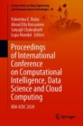 Image for Proceedings of International Conference on Computational Intelligence, Data Science and Cloud Computing