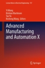 Image for Advanced manufacturing and automation X : 737