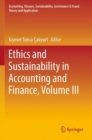 Image for Ethics and sustainability in accounting and financeVolume III