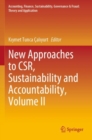 Image for New Approaches to CSR, Sustainability and Accountability, Volume II