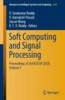 Image for Soft Computing and Signal Processing: Proceedings of 3rd ICSCSP 2020, Volume 1 : 1325