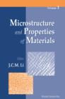 Image for Microstructure and Properties of Materials. : v. 1.