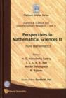 Image for Perspectives In Mathematical Science Ii: Pure Mathematics