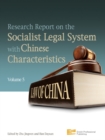 Image for Research report on the socialist legal system with Chinese characteristics.