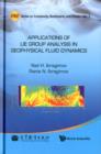 Image for Applications Of Lie Group Analysis In Geophysical Fluid Dynamics