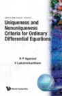 Image for UNIQUENESS AND NONUNIQUENESS CRITERIA FOR ORDINARY DIFFERENTIAL EQUATIONS