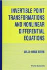 Image for Invertible Point Transformations and Nonlinear Differential Equations.