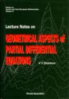 Image for Lecture Notes on Geometrical Aspects of Partial Differential Equations.