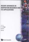 Image for Recent advances in biophoton research and its applications