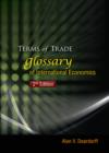 Image for Terms of trade: glossary of international economics