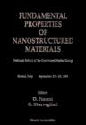 Image for Fundamental Properties of Nanostructured Materials