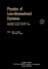 Image for PHYSICS OF LOW-DIMENSIONAL SYSTEMS - PROCEEDINGS OF NOBEL SYMPOSIUM 73