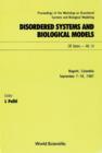 Image for Disordered Systems and Biological Models