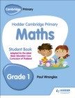 Image for Hodder Cambridge Primary Maths Student Book Grade 1 : Adapted for Thailand