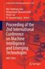 Image for Proceeding of the 2nd International Conference on Machine Intelligence and Emerging Technologies