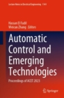 Image for Automatic Control and Emerging Technologies : Proceedings of ACET 2023