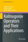 Image for Kolmogorov Operators and Their Applications