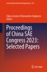Image for Proceedings of China SAE Congress 2023: Selected Papers