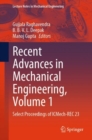 Image for Recent advances in mechanical engineering  : select proceedings of ICMech-REC 23Volume 1