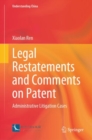 Image for Legal Restatements and Comments on Patent