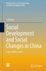 Image for Social Development and Social Changes in China: From 1949 to 2019