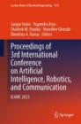 Image for Proceedings of 3rd International Conference on Artificial Intelligence, Robotics, and Communication