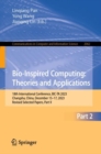 Image for Bio-inspired computing  : theories and applicationsPart II