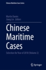 Image for Chinese Maritime Cases : Selection for Year of 2018 (Volume 2)