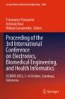 Image for Proceeding of the 3rd International Conference on Electronics, Biomedical Engineering, and Health Informatics