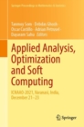 Image for Applied Analysis, Optimization and Soft Computing