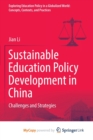 Image for Sustainable Education Policy Development in China