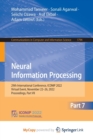 Image for Neural Information Processing : 29th International Conference, ICONIP 2022, Virtual Event, November 22-26, 2022, Proceedings, Part VII