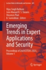Image for Emerging trends in expert applications and security  : proceedings of 2nd ICETEAS 2023Volume 1
