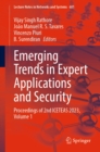 Image for Emerging Trends in Expert Applications and Security: Proceedings of 2nd ICETEAS 2023, Volume 1