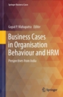 Image for Business cases in organisation behaviour and HRM  : perspectives from india