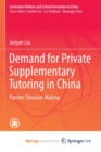 Image for Demand for Private Supplementary Tutoring in China