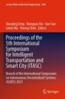 Image for Proceedings of the 5th International Symposium for Intelligent Transportation and Smart City (ITASC)