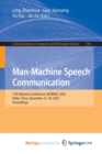 Image for Man-Machine Speech Communication