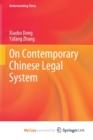 Image for On Contemporary Chinese Legal System