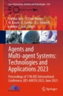 Image for Agents and Multi-agent Systems: Technologies and Applications 2023