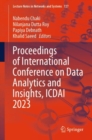 Image for Proceedings of International Conference on Data Analytics and Insights, ICDAI 2023