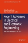 Image for Recent Advances in Electrical and Electronic Engineering