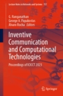 Image for Inventive Communication and Computational Technologies: Proceedings of ICICCT 2023