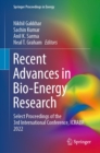 Image for Recent Advances in Bio-Energy Research: Select Proceedings of the 3rd International Conference, ICRABR 2022